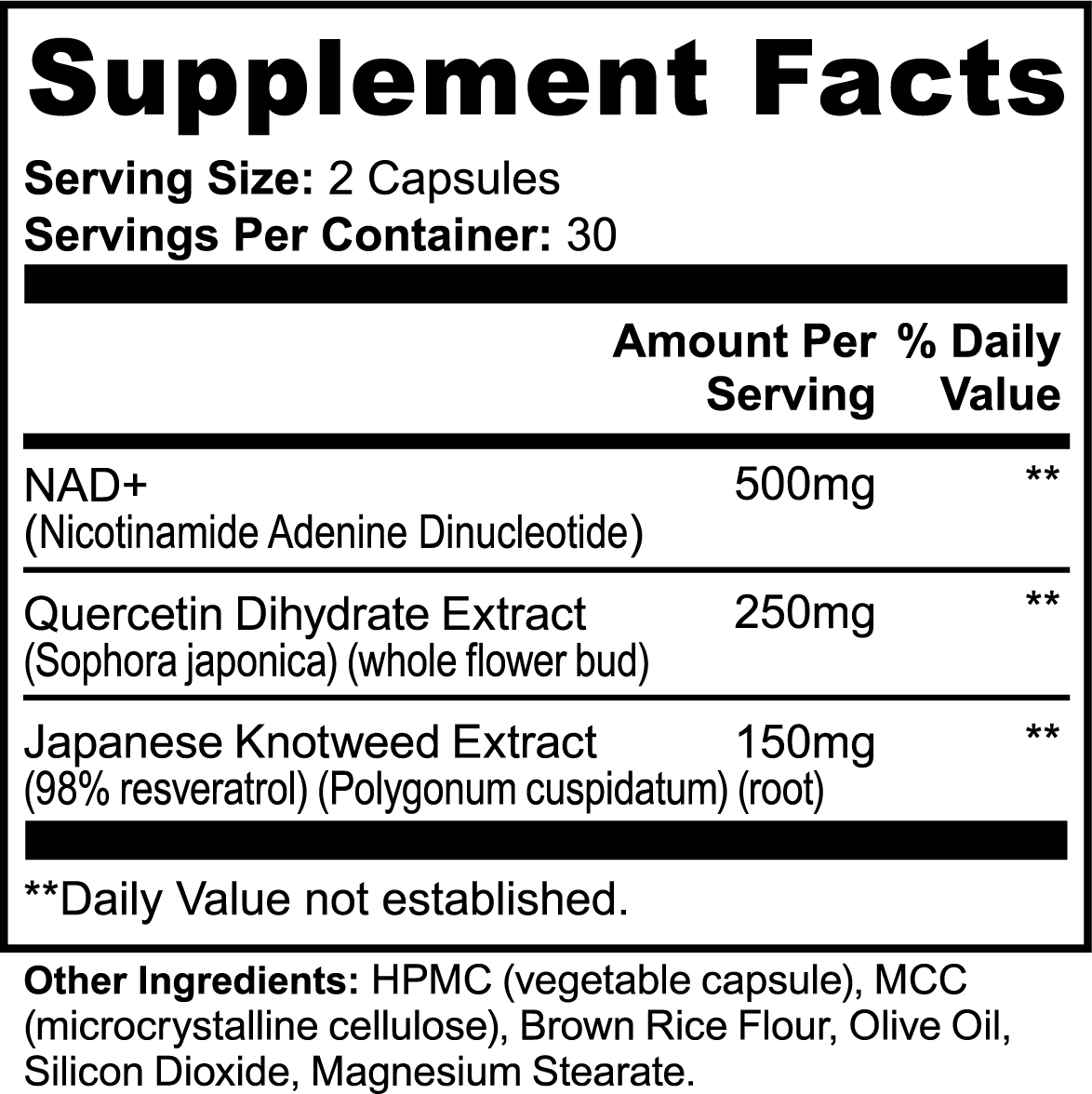 NAD+ Cellular Vitality Complex