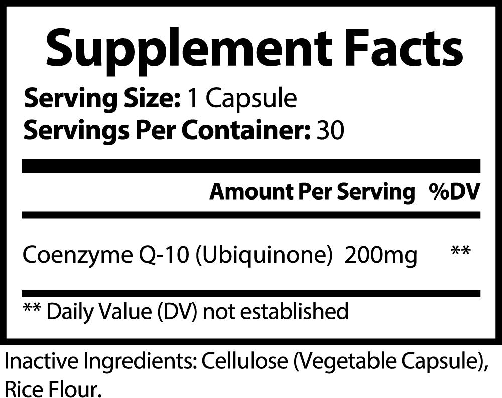 CoQ10 200mg Ubiquinone